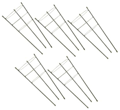 Milisten 5juegos Jaula De Soporte para Plantas Trepadoras Ajustables para Jardín para Rosales y Enredaderas Material Diseño Creativo y Elegante Altura