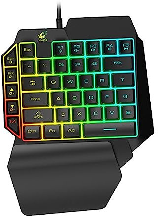 UKCOCO 1pièce Clavier Mécanique à Main avec Tactiles Clavier De Jeu Compact pour Pc Et Ordinateurs Portables pour Utilisation à Divertissement