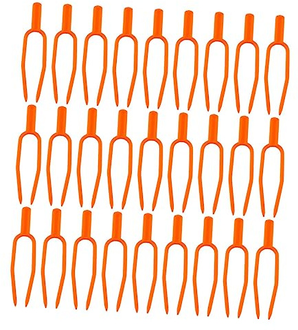 VICASKY 150 Stück Kunststoff Pflanzenclips zur Befestigung von Rankpflanzen Erdbeer Stolonen und Weinreben Leichte Langlebige Pflanzenhalter für Gleichmäßige Verteilung und Wachstum im