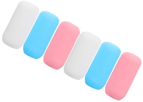 Cabilock Housses Réutilisables en Silicone de Manchons Élastiques 6 Pièces Protection Anti-fuites Simple à Installer pour Flacons de 22cm pour Bouteilles de Lotion de Voyage en Voyage