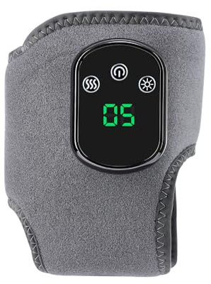 3-in-1 Elektrischer Fußmassagegerät mit Wärme, 6 Massageköpfen & Timer - Kabellos & Aufladbar zur Tiefenmuskelentspannung - Ideal für Zuhause, Büro und Sportler