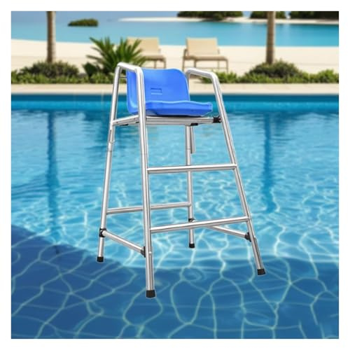 Chaise d'observation Lifeguard pour parcs aquatiques et piscines, tabouret échelle amovible, équipement de sauvetage durable