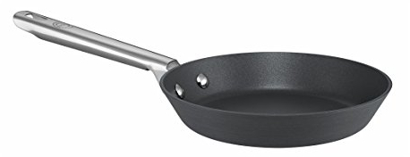 Anolon - Padella professionale con rivestimento anodizzato duro, colore nero, Alluminio duro anodizzato, Black, 20 cm