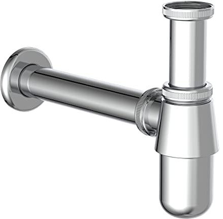 Kirchhoff 98803110 Siphon Bouteille pour lavabo, chromé