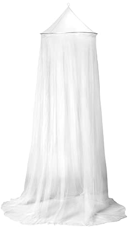 Zanzariera per letto singolo e culla - 0,60 m x 2,5 m x 12 m Zanzariera a maglie strette per il viaggio e la casa, affidabile protezione dagli insetti e baldacchino