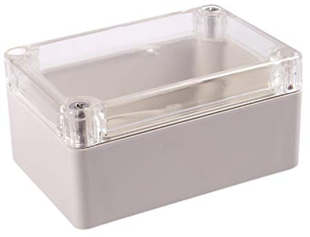Dasing Wasserdichte Abzweigdose Wasserdicht IP65 Elektrische Anschlussdose Outdoor Verteilerdose Aufputz Klar Gehaeuse Universalgehäuse Gehäuse Fall Power Abzweigdose 100 x 68 x 50mm