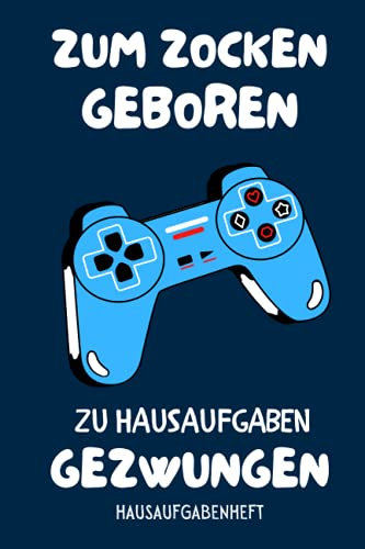 Hausaufgabenheft GAMER: Schülerkalender jungen , mit 2x Stundenplan | DIN A5 | 110 Seiten | 52 woche , Schulplaner Gymnasium