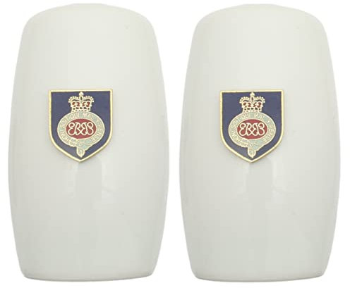 Grenadier Guards China Salt and Pepper Shakers Cruet Set Modern White CSP ME14