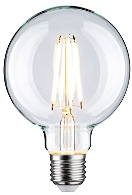 Paulmann 28970 LED Lampe Globe Filament G95 9W Klassik 1055lm Leuchtmittel dimmbar Klar 2700K Warmweiß E27