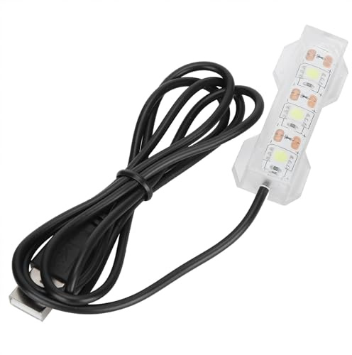 Ejoyous Mini Éclairage LED d'Aquarium - Barre Lumineuse LED Subaquatique Haute Intensité pour Poissons et Plante 6x2cm