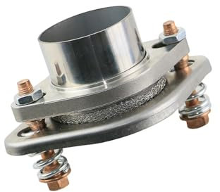 Auspuff Schwanzrohr 1 Set 51/63/76mm Für Auto Universal Auspuff Downpipe Donut Dichtung Flansch Auspuff Flansch Auspuff Schalldämpfer(DFG51-SET)