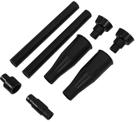 8 Stück Kunststoff Springbrunnendüse Schwarz für Gartenteich