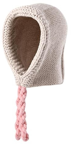 xowwyue Wintermütze Winter Warme Mütze Mit Kordelzug, Sturmhaube Strickmütze Dicke Winddichte Winter Mütze Für Erwachsene, Jugendliche Und Senioren, 32 X 22 cm