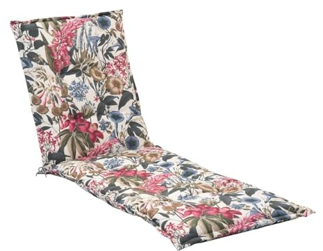 Generisch Liegenauflage - 60 x 190 cm - Mehrfarbig - Baumwolle - Polyester - mit Stehsaum