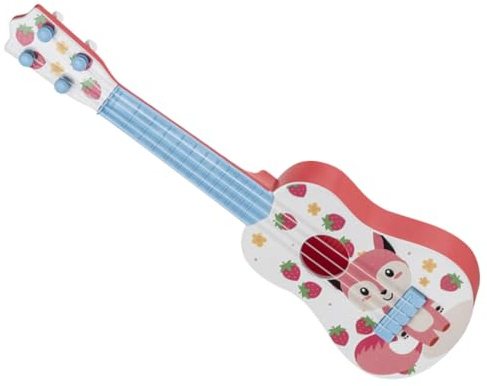 Kisangel Kinderspielzeug Ukulele Aus Kunststoff Für Kleinkinder Simulierte Musikinstrumente Für Anfänger Junge Mädchen Spielzeug Gitarre Zum Lernen Und Spielen