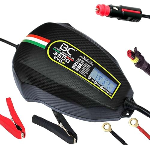 BC 3500 EVO+ CARICA BATTERIE/TESTER/MANTENITORE DI CARICA 12V 150AH AUTO MOTO SCOOTER