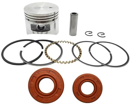 DMXQOUPJSD Kit de Joint d'huile de Segment de Piston de 35 mm for Moteur de Tondeuse à Gazon 4 Temps GX25 FG110 HHT25S 25 CC