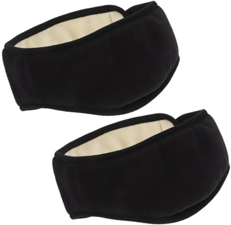 Healvian Sleeping Ear Muffs Noise Reduction 2 Pack Adjustable Breathable Headband Lightweight Soundproof Earmuffs for Study Travel and Dormitory Use