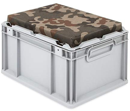 aidB Eurobox, NextGen Seat Box, camouflage Griffe geschlossen, 43-22 - Einzel