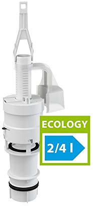 AlcaPlast A06E wassersparende Heberglocke | Ablaufventil für WC-Montageelemente 100 und 112 cm Höhe