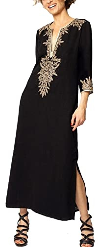 YouKD YouKDVestido Largo de Kimono Largo de Cardigan Largo para Mujer Traje de baño Bohemio Batas de Playa