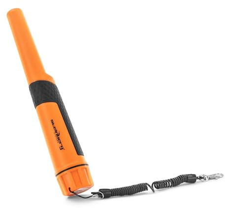 Steinberg Systems Détecteur De Métaux Pinpointer Étanche Professionnel Portatif Or De Poche SBS-MD-13 (Détection Max. 20 cm / 4,5 cm, 360°, Lampe De Poche, LED/Sons/Vibrations, 10,8-11,2 kHz)