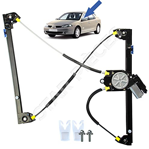 STARKIT PERFORMANCE Leve vitre compatible pour Laguna 2 (2001-2007) AVEC MOTEUR. AVANT GAUCHE (conducteur) 8200722832, 8200000937