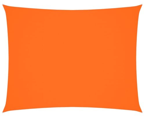 vidaXL Solsegel oxfordtyg rektangulärt 4x6 m orange