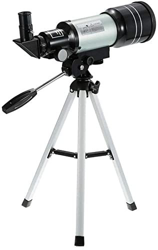 Teleskope für die Astronomie Erwachsene, Teleskope Refraktive Spektive 70 Kaliber Reiseteleskop Tragbares 150X Monokular Multifunktionaler Refraktionsreflektor mit Stativ