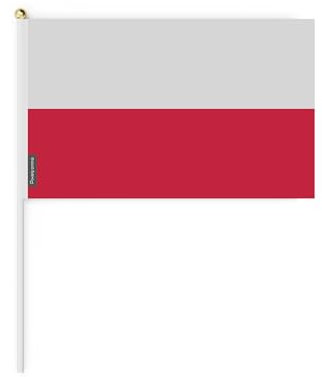 Pixelforma - Lote de mini bandera de Polonia en varios tamaños, 20 x 30 cm, 100 unidades