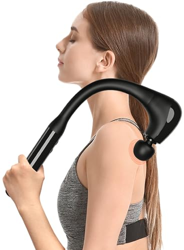 LUOOV Massagehammer,Massagegeräte für Hals und Schulter,Muskelmassagegerät Pistole mit Timer-Funktion,Deep Tissue Percussion Massager