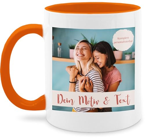 Tasse Tassen 325ml - eigenem - Eigenes Foto I Eigenes Bild - 325 ml - Orange - tassenbild fototasse selbst drucken druck kaffeetasse fotobecher customized mug with photo selber gestalten custom