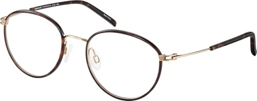 CH TITANIUM PERFECT CHARMANT Brille mit Sehstärke für Herren optional mit Sonnenbrillentönung oder Blaulichtfilter, Panto, gefertigt aus Metall, Modell: 29744 (inklusive Brillenetui)