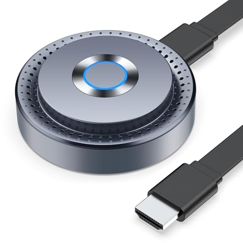 Wireless HDMI Display Dongle Adapter, Wireless Transmitter, Streaming Media Video/Audio/File HDMI Wireless Extender from Laptop, PC, Smartphone to HDTV Projector Monitor