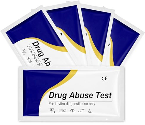 5 x Drogentest,Drogentest Cannabis,Drogenschnelltest Dip-Karten für Cannabis,Urin Teststreifen für den Schnelltest