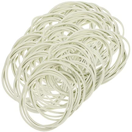 Binding Elastic Band White Rubber Office Home Supplies