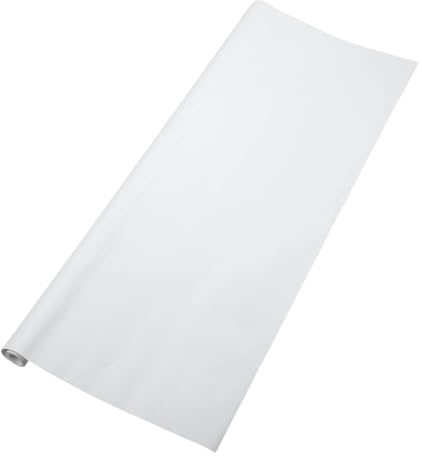 INFINAUTO Film Protection en Vinyle pour Voiture Fibre Carbone Blanc PVC