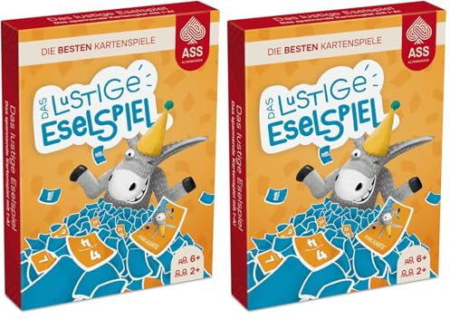 Ass Altenburger 22509586 - Das lustige Eselspiel, Familienspiel (Packung mit 2)