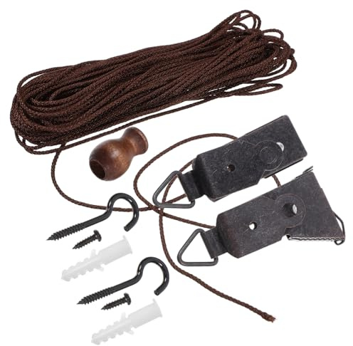 GALPADA Roller Shade Cord and Home Roller Blind Fittings Set Sturdy Curtain Repairing Parts for Indoor Window Blinds Replacement and Maintenance