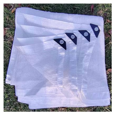 Rete ombreggiante resistente ai raggi UV con occhielli, tasso di ombreggiatura del 30%, per balcone, gazebo, serra, patio, prato, tessuto ombreggiante per esterni, perfetta copertura per piante