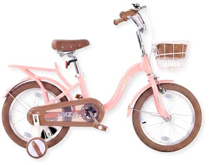 Buxibo - Kinderfahrrad für Mädchen - Ibiza - 16 Zoll - Rosa