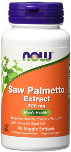 NOW Foods Saw Palmetto Extract with Pumpkin Seed Oil, 320mg - 90 veggie softgels