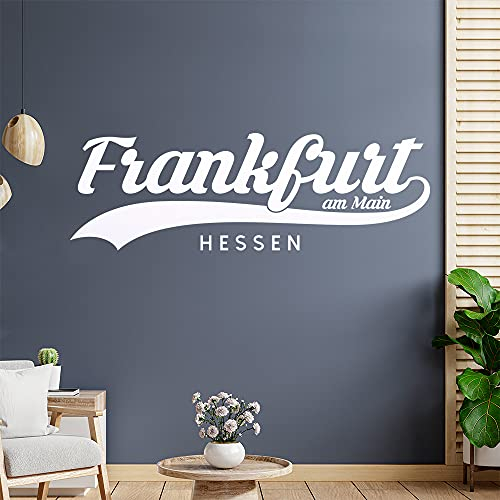 Frankfurt am Main Hessen Wandtattoo Wandaufkleber Wall Sticker - Dekoration, Küche, Wohnzimmer, Schlafzimmer, Badezimmer
