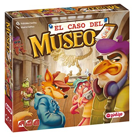 Ludilo - Fallet på museet | brädspel barn 8 år | Pedagogiska spel 8 år | barnspel 8 år | återförenade spel | brädspel familj