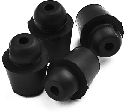 URPIZY Auto Türdämpfer Puffer Pad Abdeckung Gummi Anti Shock Auto Tür Stoßdämpfende Dichtung Auto 4 Stück Schwarz Stoßstange Türdämpfer Puffer