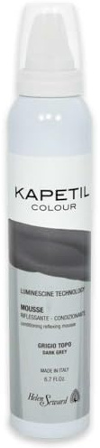 Helen Seward KAPETIL COLOUR Mousse Riflessante Condizionante 200 ml - Grigio Topo/Dark Grey
