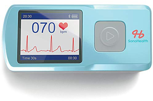 ECG Portable Heart Rate Monitor - Capture Heart ECG Metrics | Standalone with Vibrant LCD Display & Ample Storage | Zero Monthly Subscriptions
