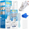 Pulisci Scarpe, 200ml Pulizia Scarpe, Kit Pulizia Scarpe Rimuove Sporco Macchie, Pulizia Scarpe Scamosciate con Spazzola, Pulizia Scarpe Bianche Maglia, Tela, Pelle, Stivali, Pulisci Scarpe Bianche