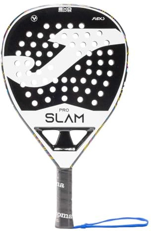 Joma Pádel Pala Slam Pro, Blanco Negro