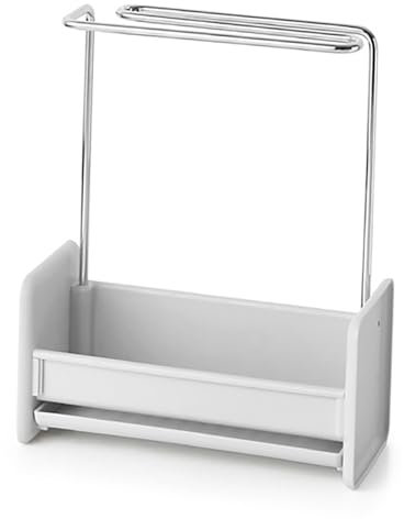 Support de Séchage pour Torchons, Compact, Polyvalent, Amovible, Comptoir de Cuisine, Organisateur D'éponges à Savon